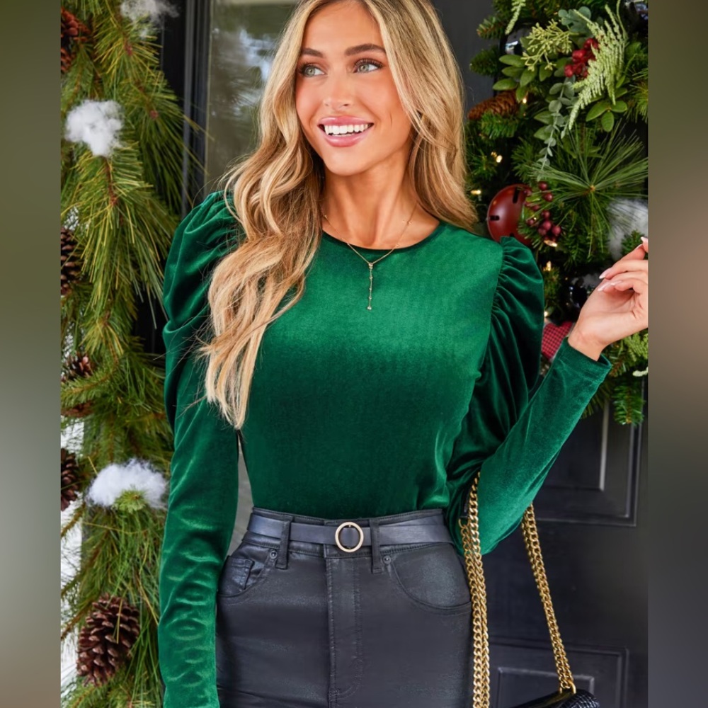 Brand new with tags,  green holiday shirt !